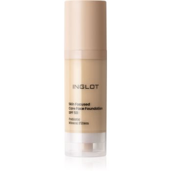 Inglot Skin Focused Care Face Foundation SPF 50 acoperire make-up SPF 50 - imagine 2